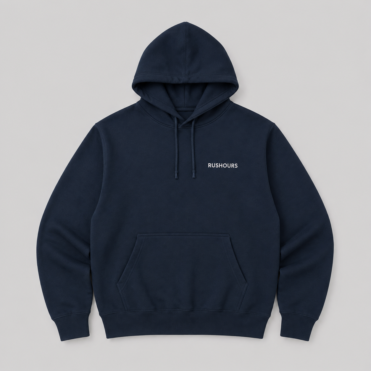 Embroidered Hoodie - Navy
