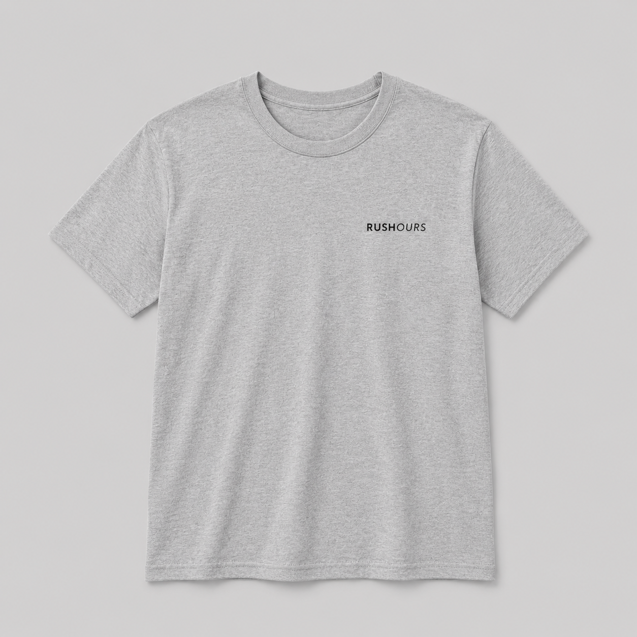 Embroidered Tee - Grey