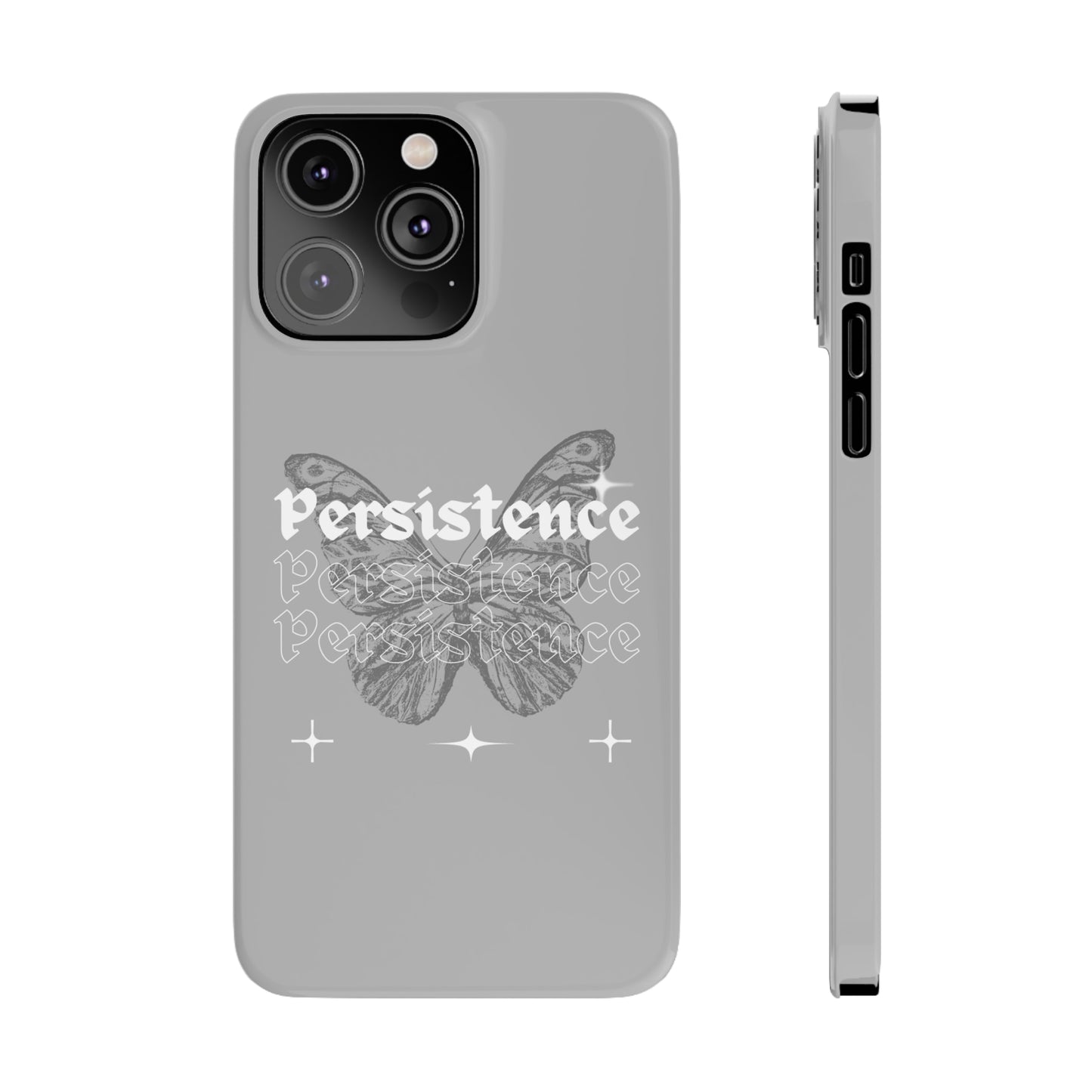 'Persistence Butterfly' (Light Grey)