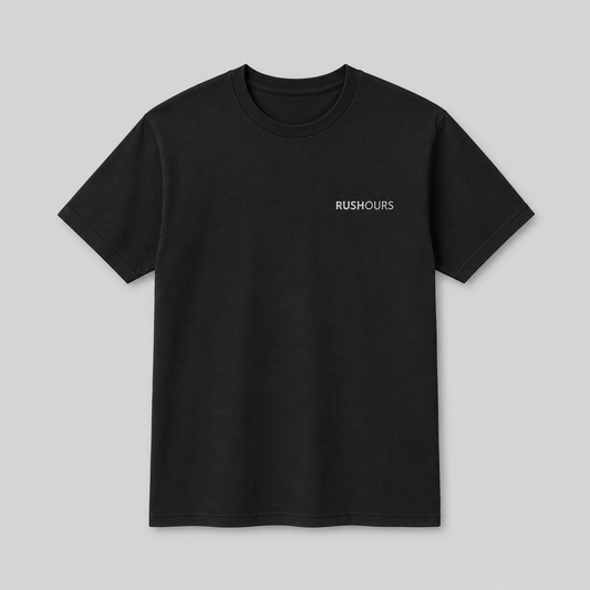 Embroidered Tee - Black