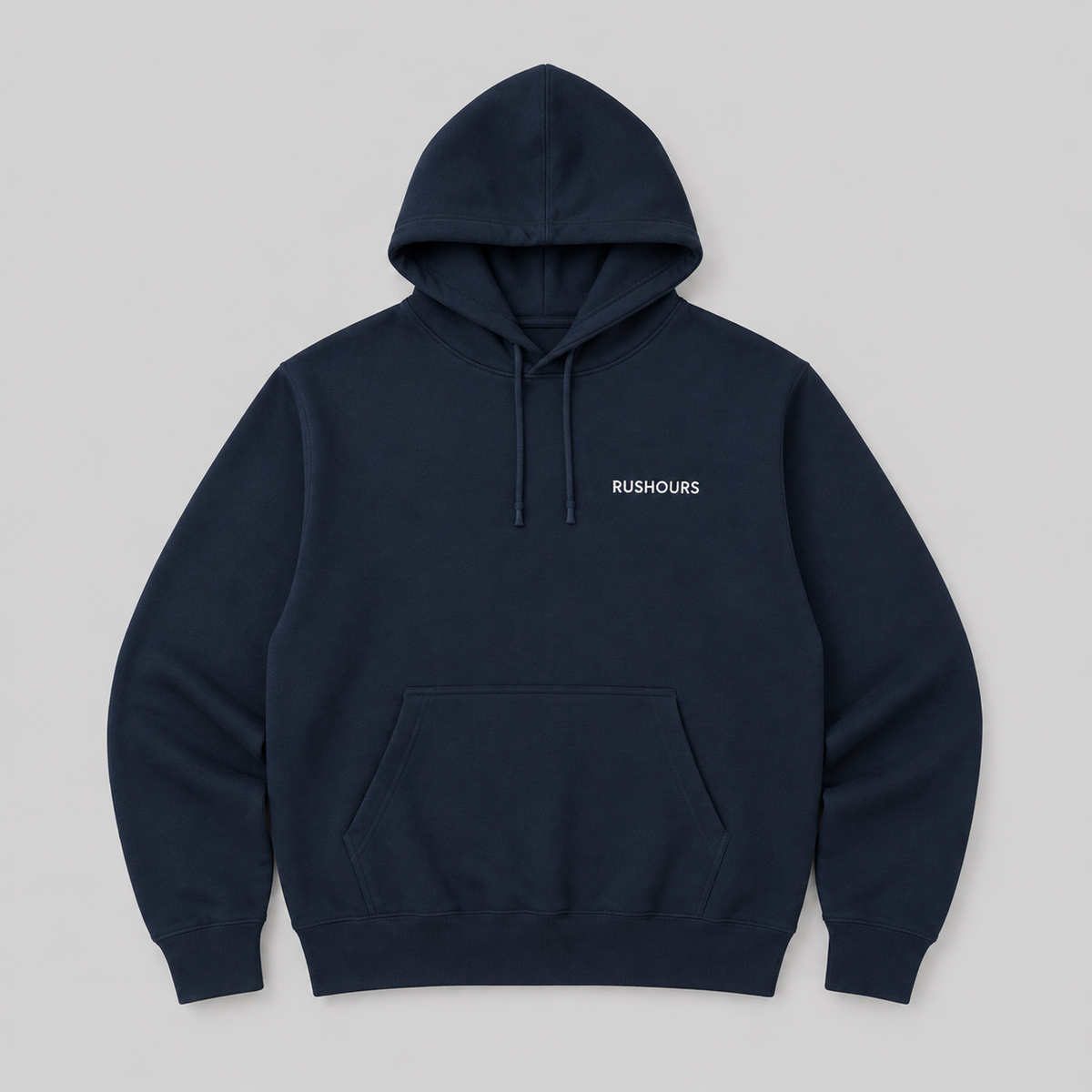 Embroidered Hoodie - Navy