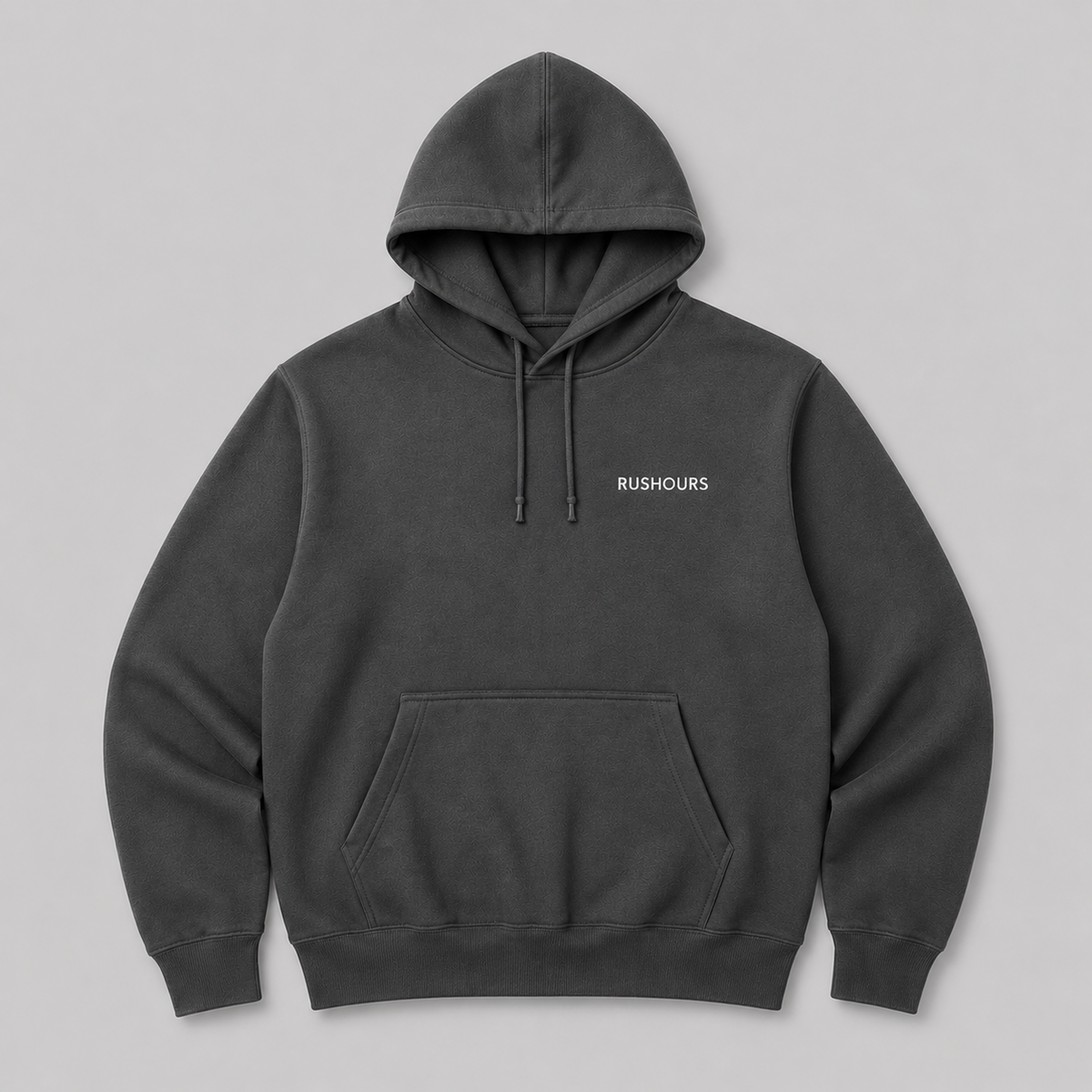Embroidered Hoodie - Charcoal