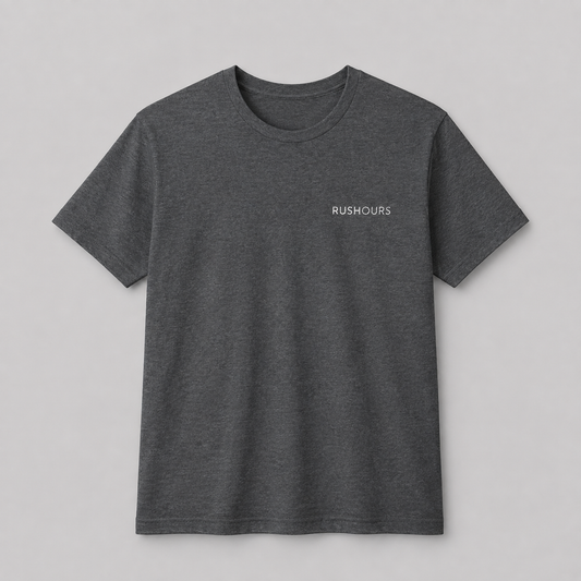 Embroidered Tee - Graphite