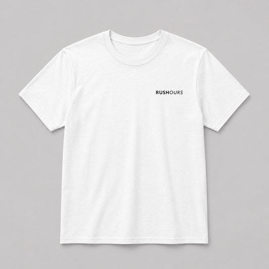 Embroidered Tee - White