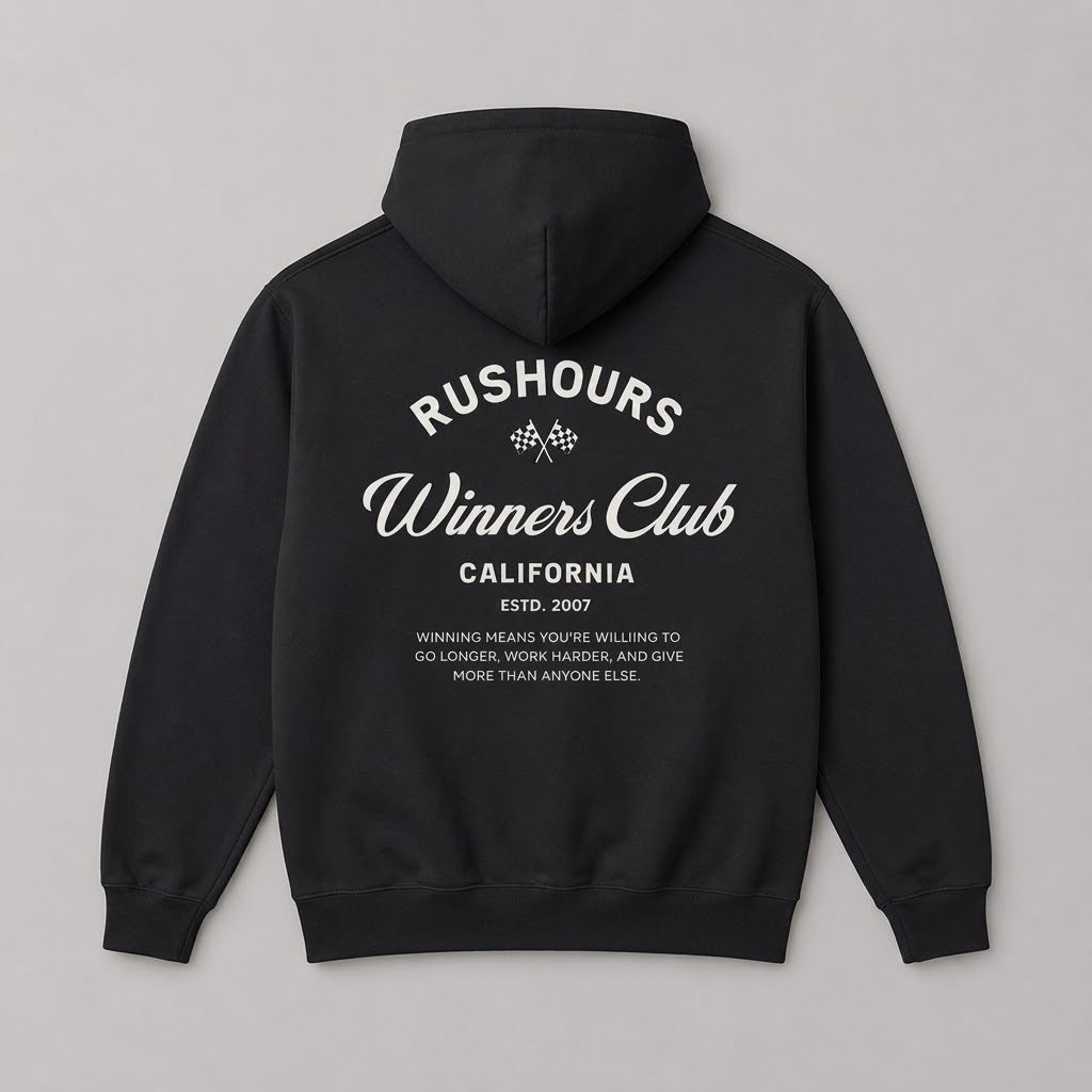 'Winners Club' Hoodie - Black